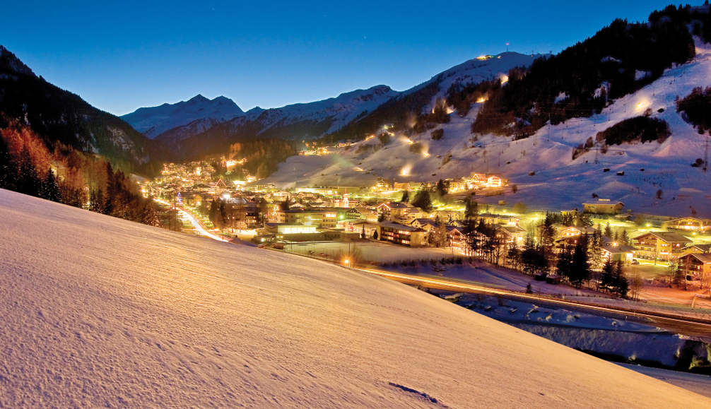 View of St.Anton from the slopes