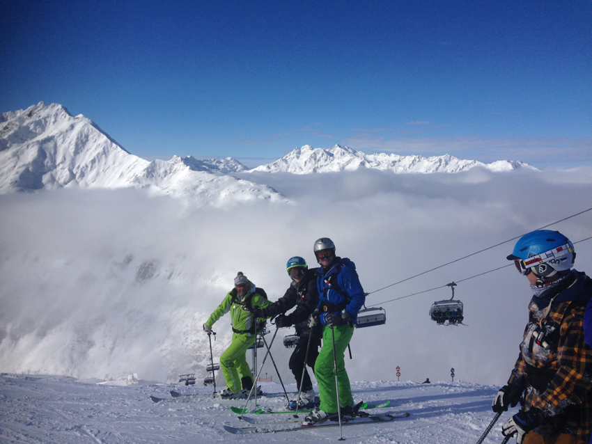 Skiing St Anton