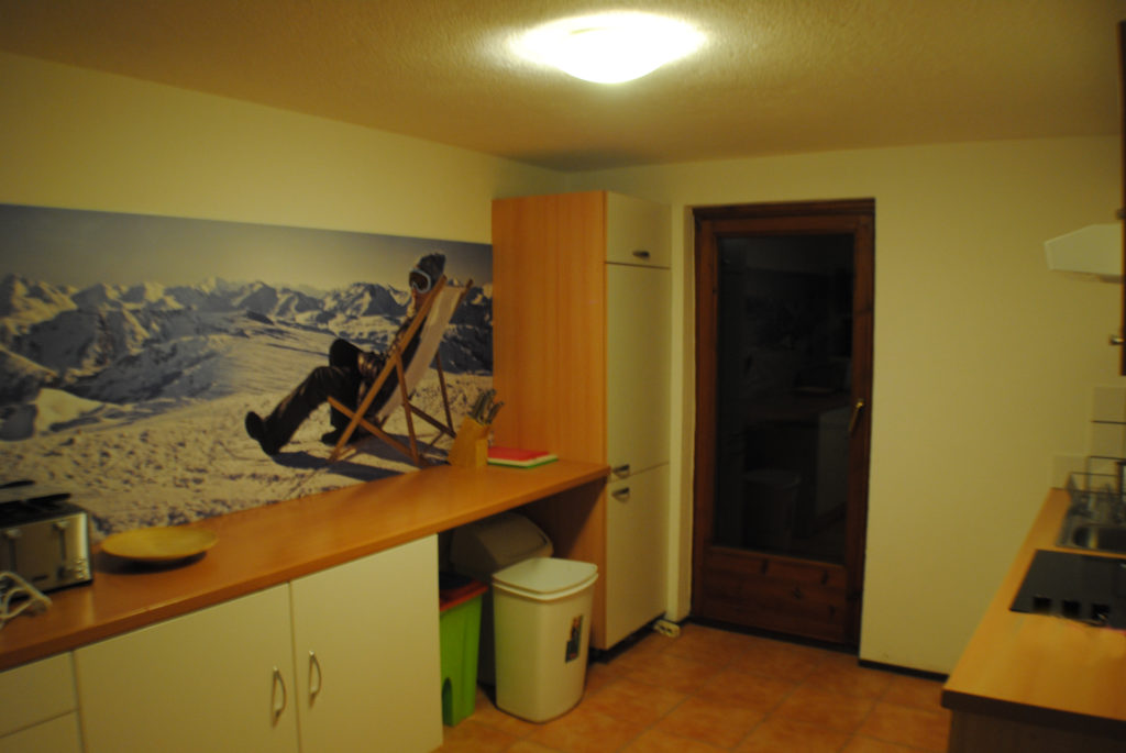 St.Anton village centre apartment kitchen 