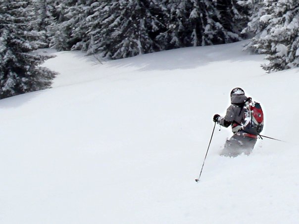 Maienplatt off piste in St Anton