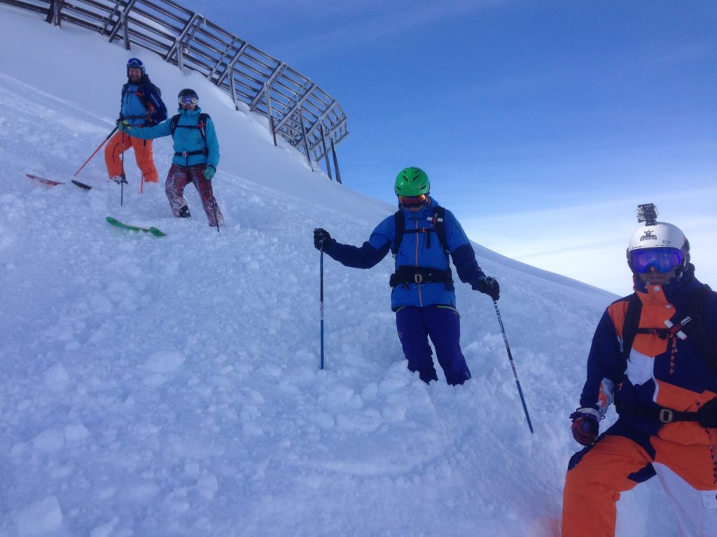 Off Piste skiing St Anton